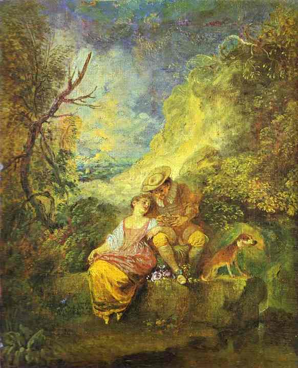 The Bird Nester by Jean-Antoine Watteau